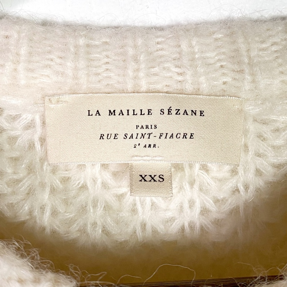 Sezane Emile Cardigan Ecru - Picture 5 of 6